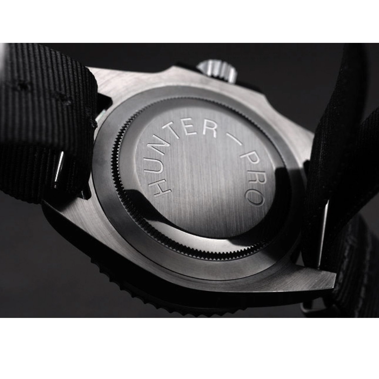 Aaa replica watch Master Black Swiss Black Fabric GMT Rolex Pro-Hunter Dial Strap II 0707